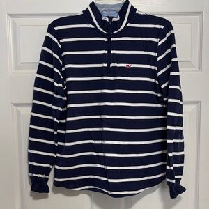 Women’s size Medium Vineyard Vines for Target Navy and White Stripe Shep Shirt